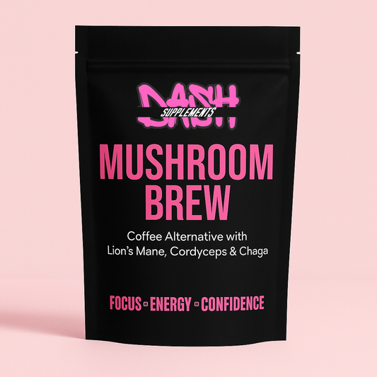Dash Mushroom Coffee Alternative Front Of Pack