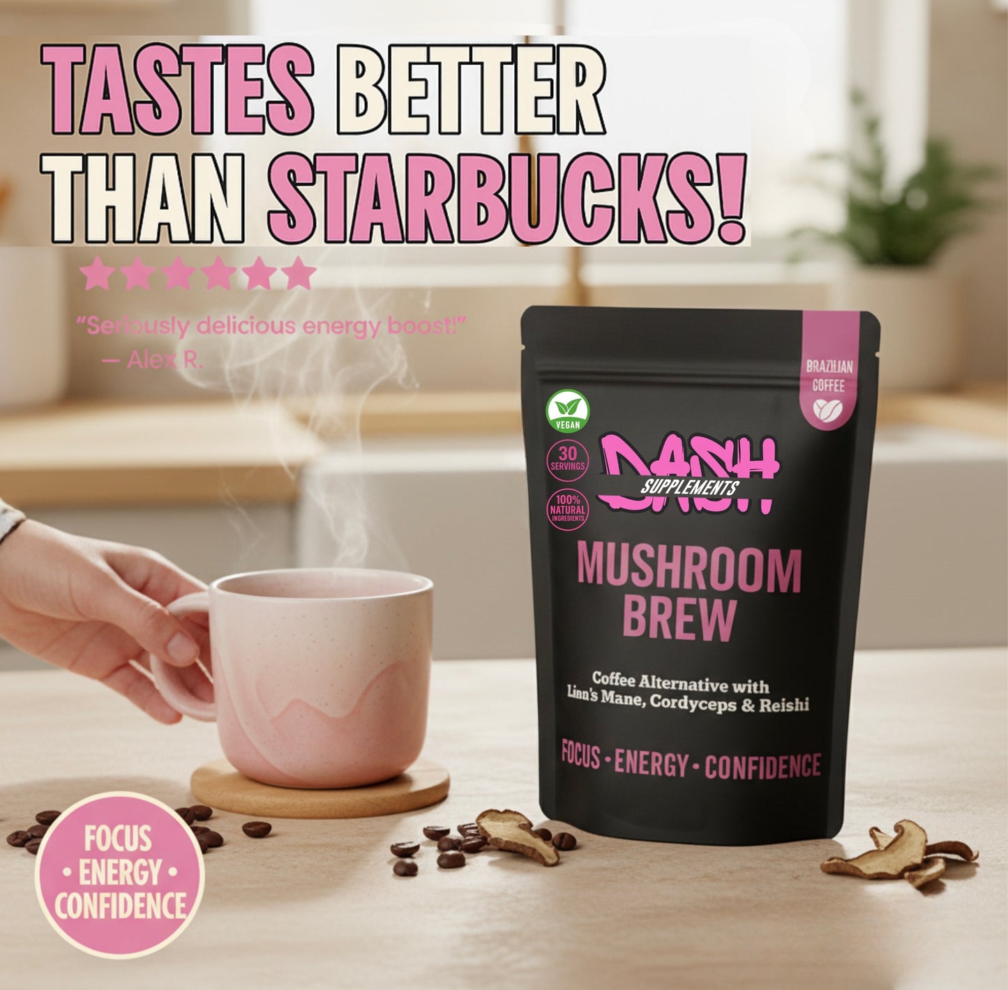 DASH Mushroom Coffee